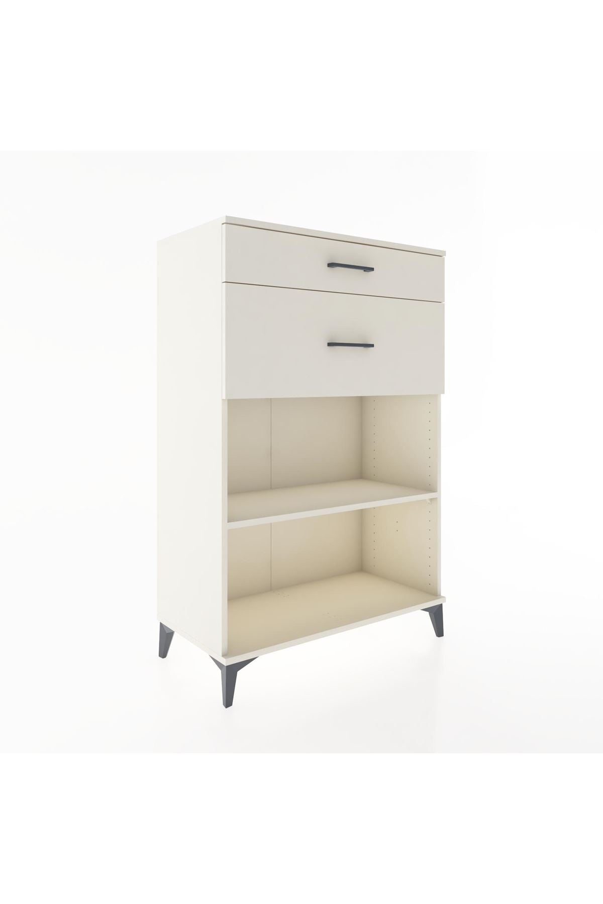 Hyperion Dolap Tek Raflı 2 Çekmeceli 88x44x134 - S51M042V1B