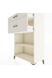 Hyperion Dolap Tek Raflı 2 Çekmeceli 88x44x134 - S51M042V1B