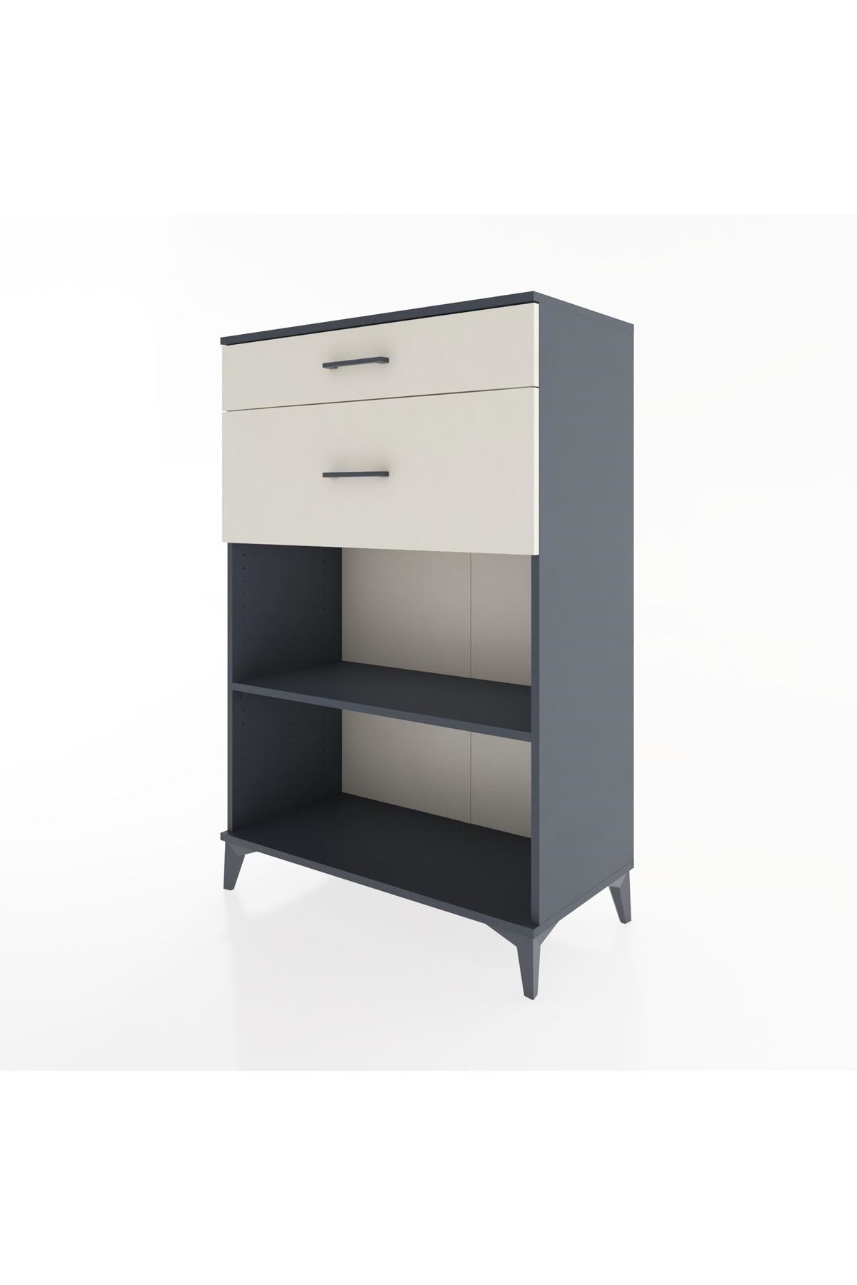 Hyperion Dolap Tek Raflı 2 Çekmeceli 88x44x134 - S51M042V4B
