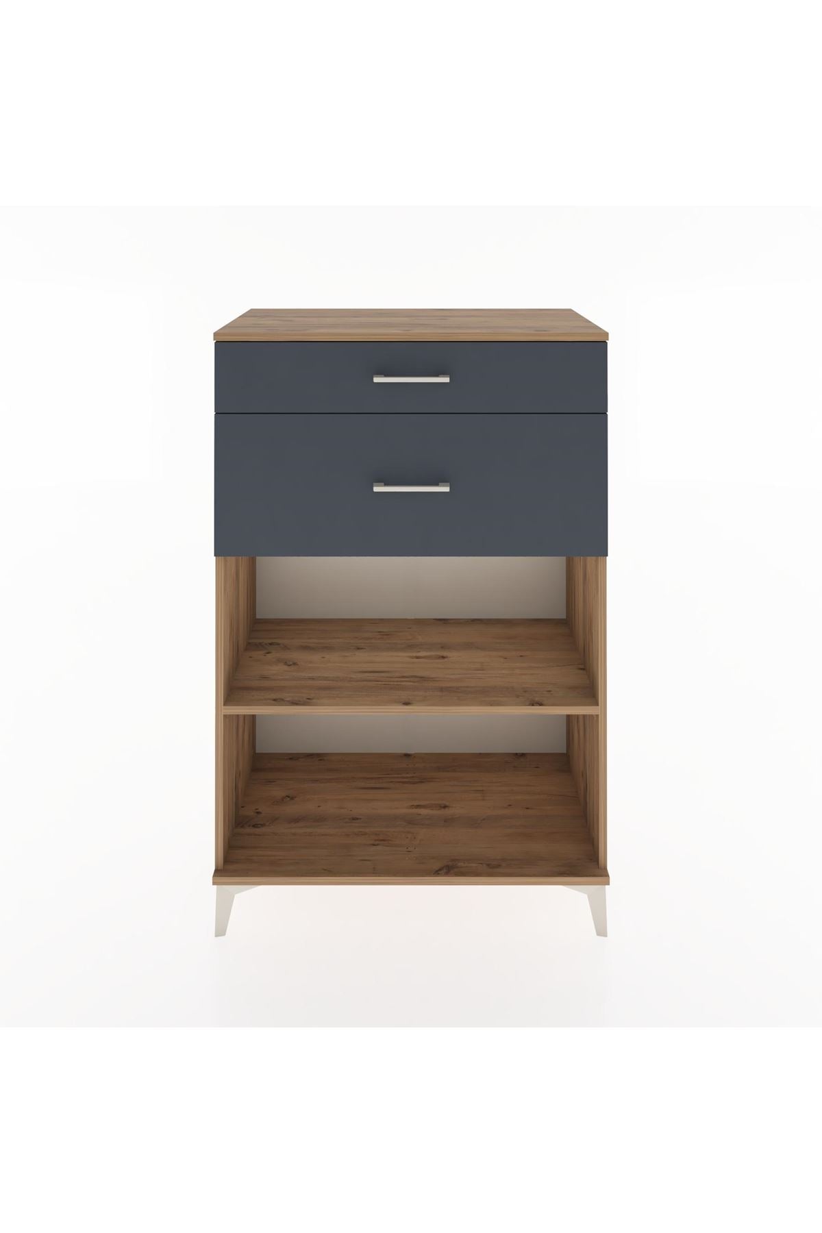 Hyperion Dolap Tek Raflı 2 Çekmeceli 88x44x134 - S51M042V8B