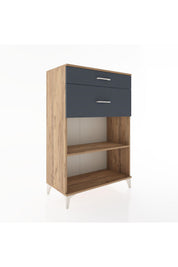 Hyperion Dolap Tek Raflı 2 Çekmeceli 88x44x134 - S51M042V8B