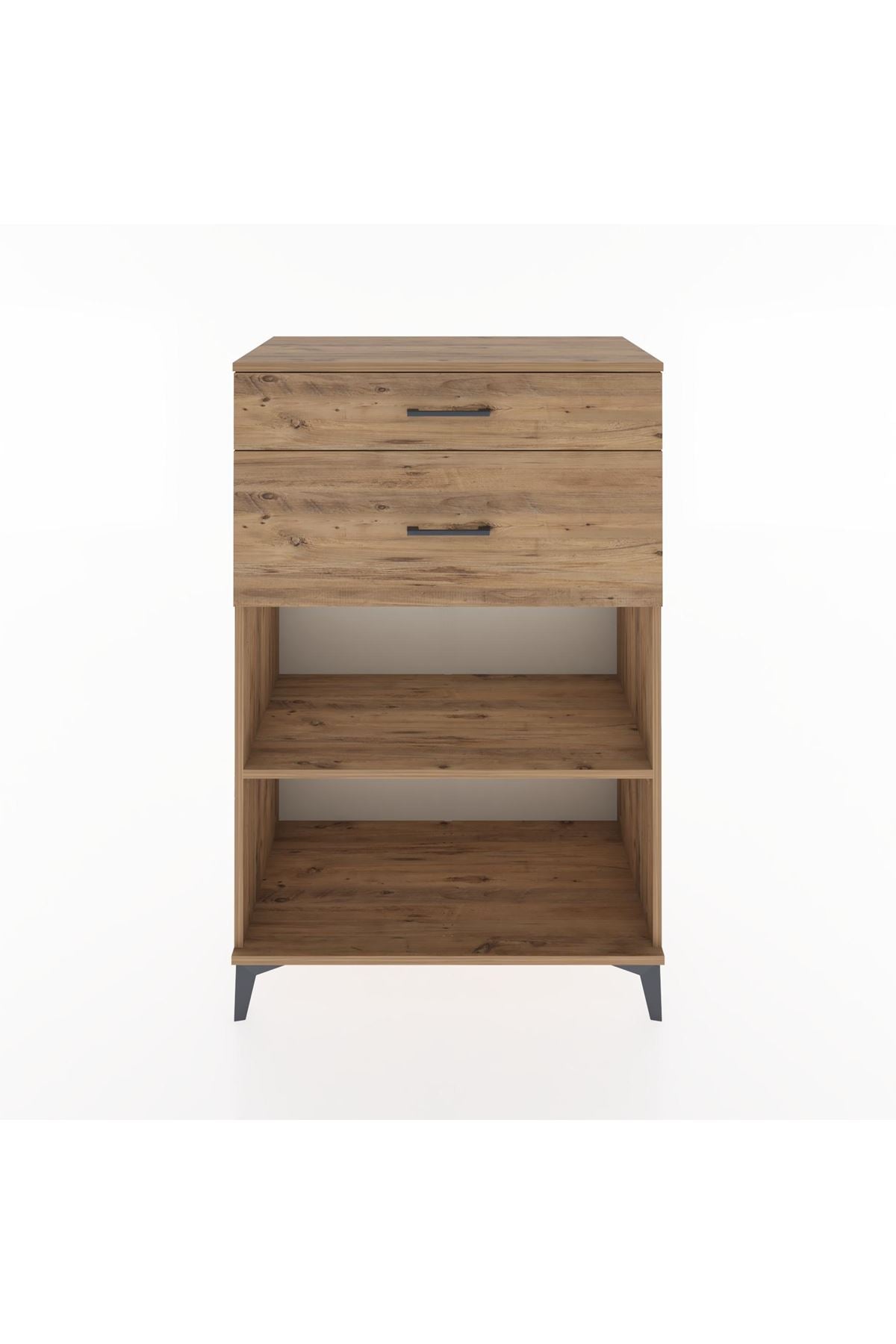 Hyperion Dolap Tek Raflı 2 Çekmeceli 88x44x134 - S51M042V9B