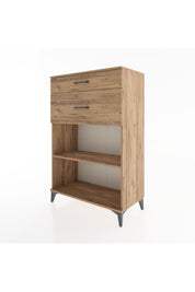 Hyperion Dolap Tek Raflı 2 Çekmeceli 88x44x134 - S51M042V9B