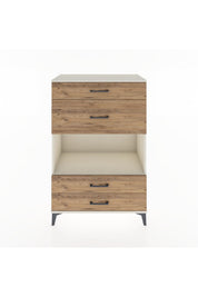 Hyperion Dolap Tek Raflı 4 Çekmeceli 88x44x134 - S51M043V3B