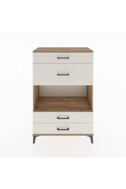 Hyperion Dolap Tek Raflı 4 Çekmeceli 88x44x134 - S51M043V7B