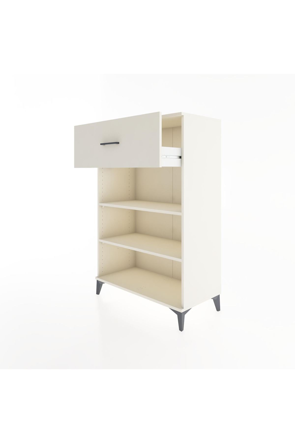 Hyperion Dolap 2 Raflı Tek Çekmeceli 88x44x134 - S51M044V1B