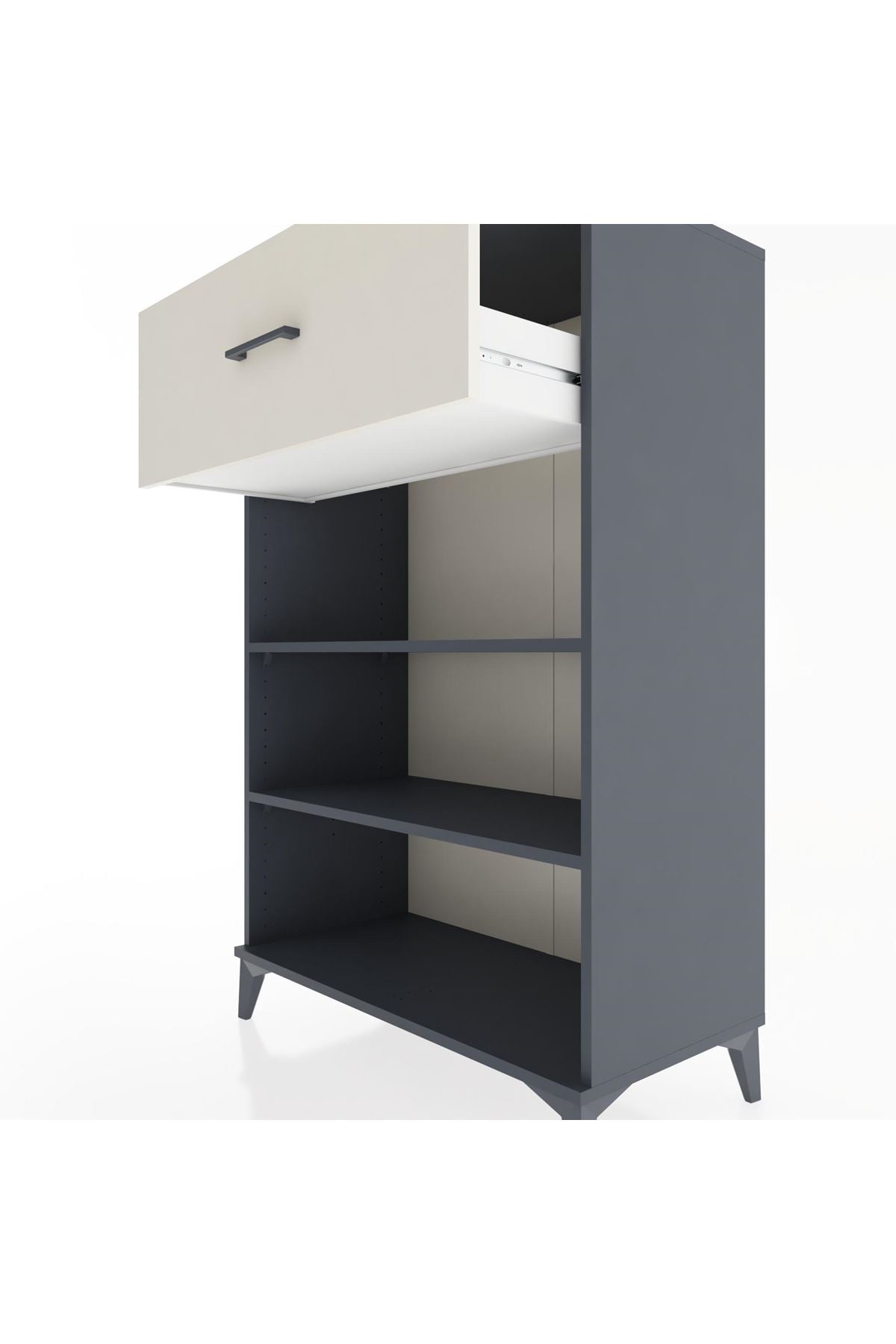 Hyperion Dolap 2 Raflı Tek Çekmeceli 88x44x134 - S51M044V4B