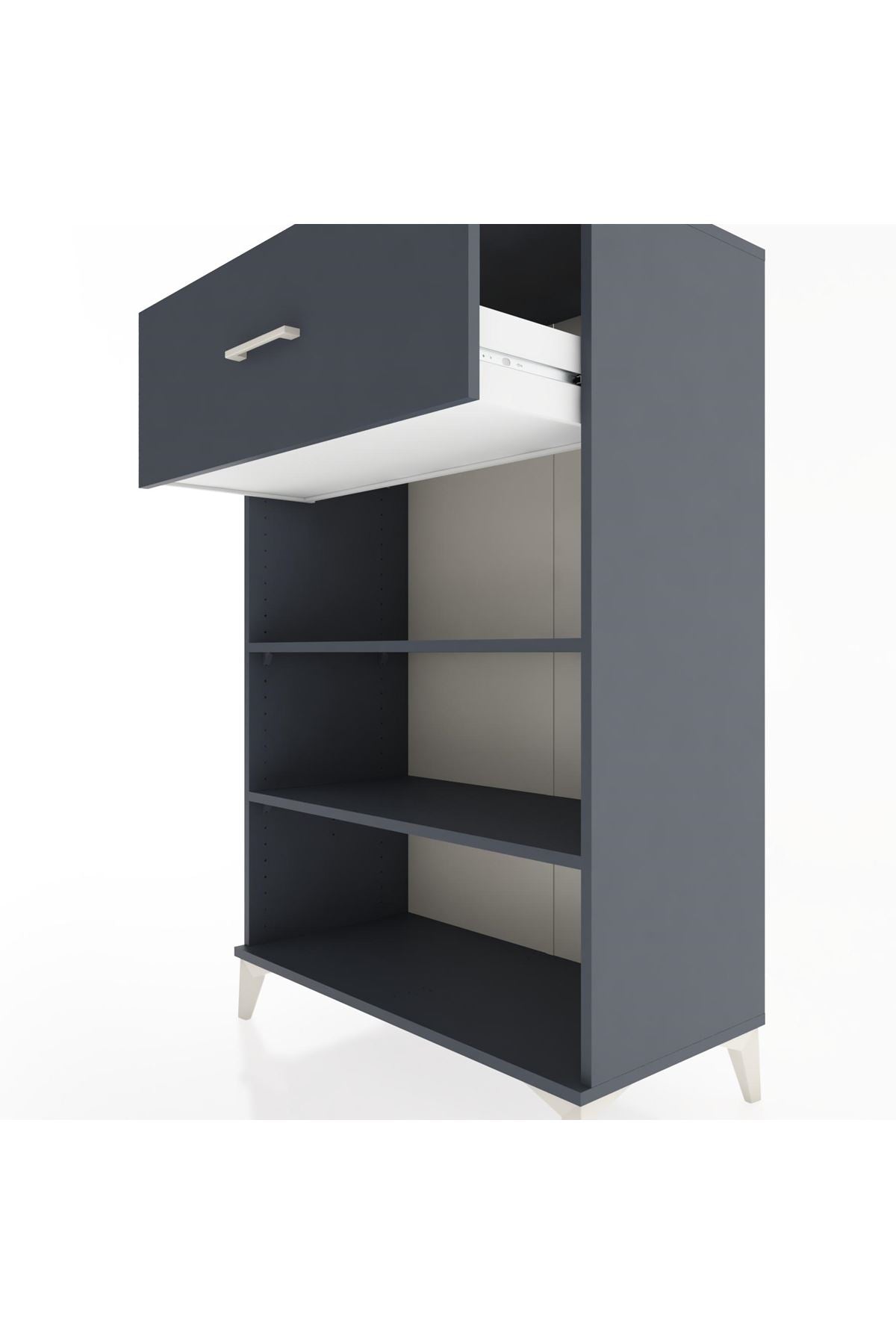 Hyperion Dolap 2 Raflı Tek Çekmeceli 88x44x134 - S51M044V5B