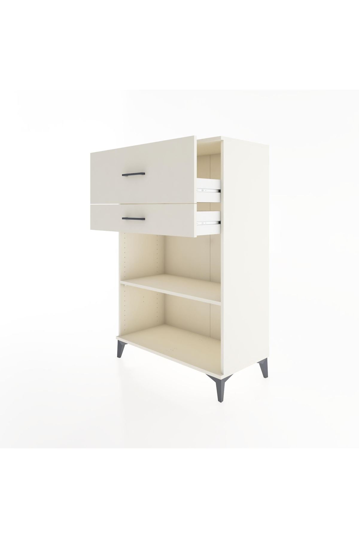 Hyperion Dolap Tek Raflı 2 Çekmeceli 88x44x134 - S51M045V1B