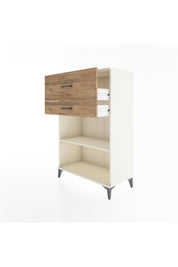 Hyperion Dolap Tek Raflı 2 Çekmeceli 88x44x134 - S51M045V3B