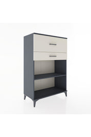 Hyperion Dolap Tek Raflı 2 Çekmeceli 88x44x134 - S51M045V4B