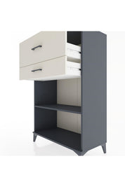 Hyperion Dolap Tek Raflı 2 Çekmeceli 88x44x134 - S51M045V4B
