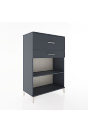 Hyperion Dolap Tek Raflı 2 Çekmeceli 88x44x134 - S51M045V5B