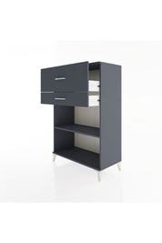 Hyperion Dolap Tek Raflı 2 Çekmeceli 88x44x134 - S51M045V5B