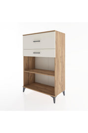 Hyperion Dolap Tek Raflı 2 Çekmeceli 88x44x134 - S51M045V7B