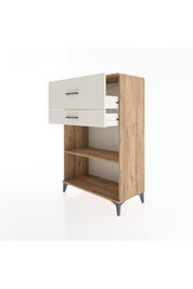 Hyperion Dolap Tek Raflı 2 Çekmeceli 88x44x134 - S51M045V7B