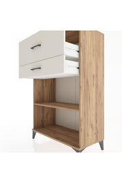 Hyperion Dolap Tek Raflı 2 Çekmeceli 88x44x134 - S51M045V7B