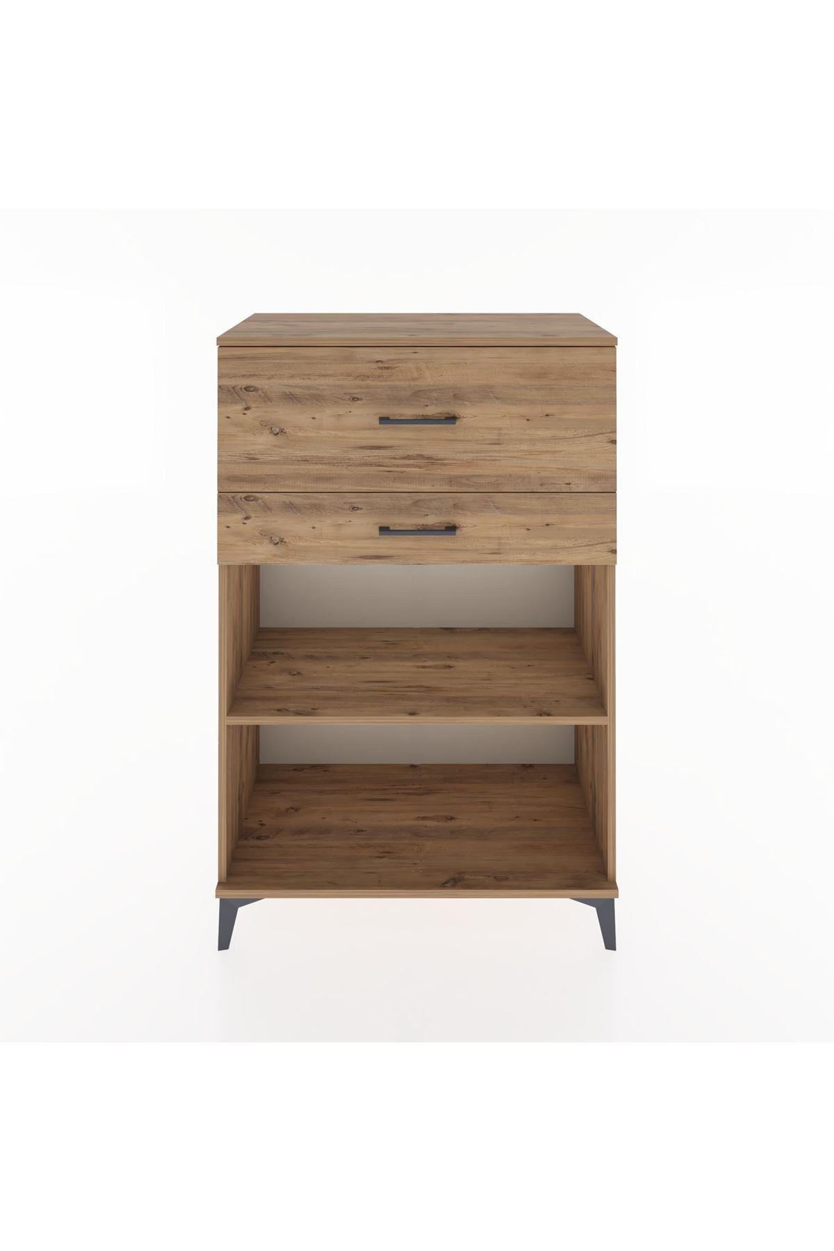 Hyperion Dolap Tek Raflı 2 Çekmeceli 88x44x134 - S51M045V9B