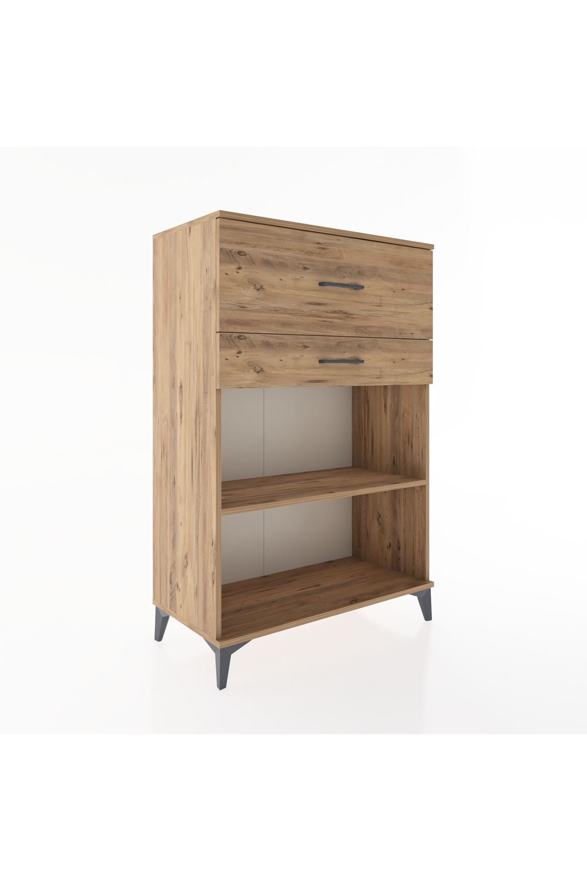 Hyperion Dolap Tek Raflı 2 Çekmeceli 88x44x134 - S51M045V9B