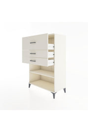 Hyperion Dolap Tek Raflı 3 Çekmeceli 88x44x134 - S51M046V1B