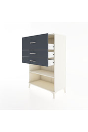 Hyperion Dolap Tek Raflı 3 Çekmeceli 88x44x134 - S51M046V2B
