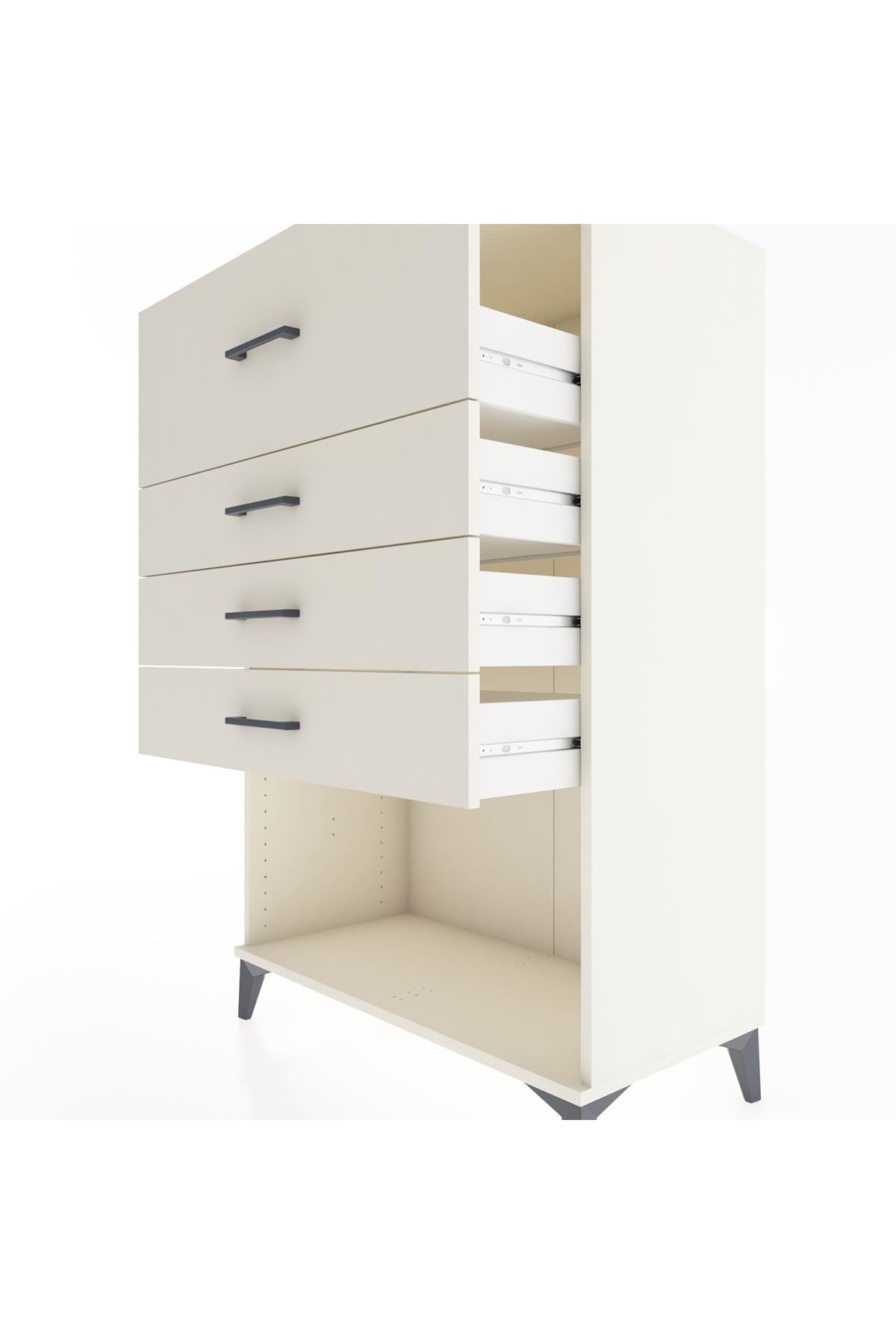 Hyperion Dolap 4 Çekmeceli 88x44x134 - S51M047V1B