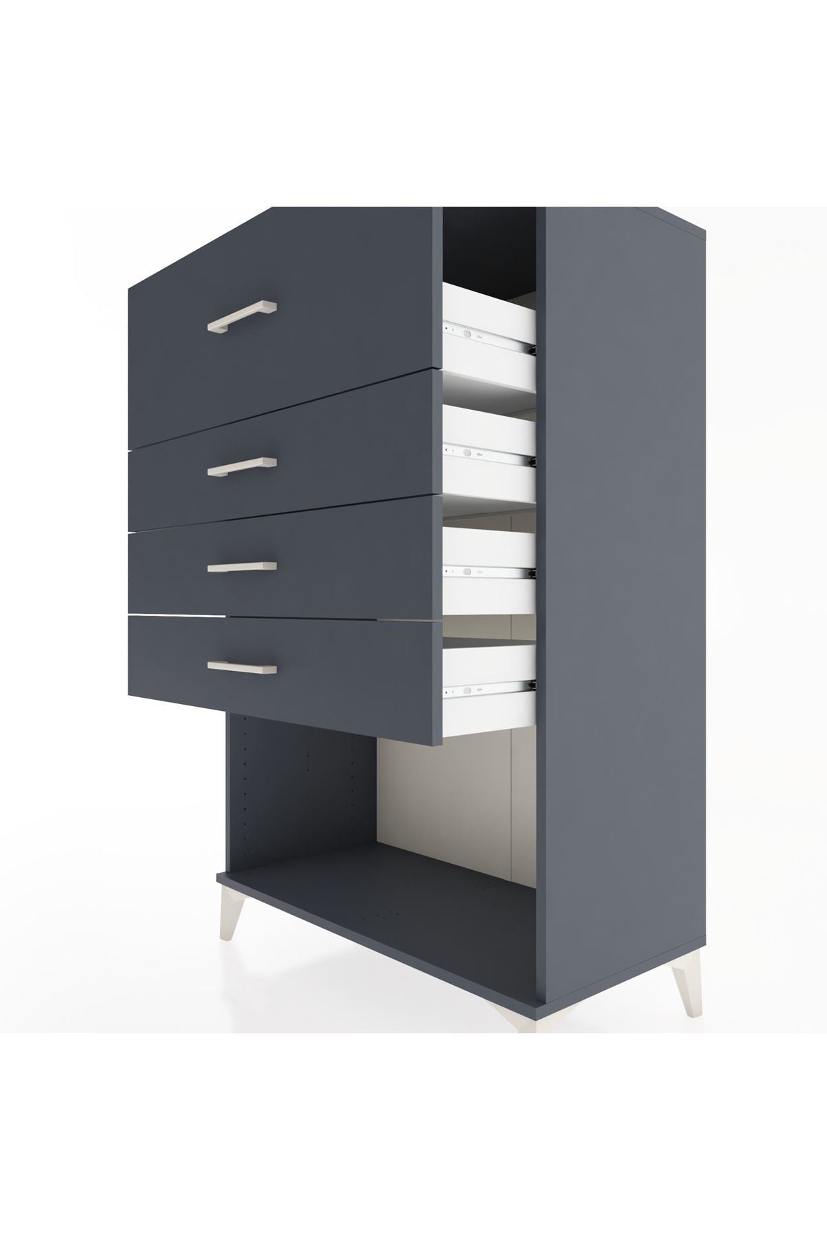 Hyperion Dolap 4 Çekmeceli 88x44x134 - S51M047V5B