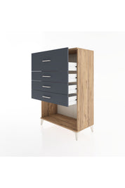 Hyperion Dolap 4 Çekmeceli 88x44x134 - S51M047V8B