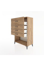 Hyperion Dolap 4 Çekmeceli 88x44x134 - S51M047V9B