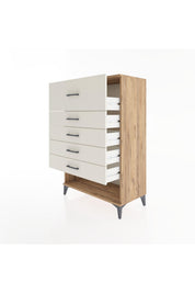 Hyperion Dolap 5 Çekmeceli 88x44x134 - S51M048V7B