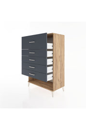 Hyperion Dolap 5 Çekmeceli 88x44x134 - S51M048V8B
