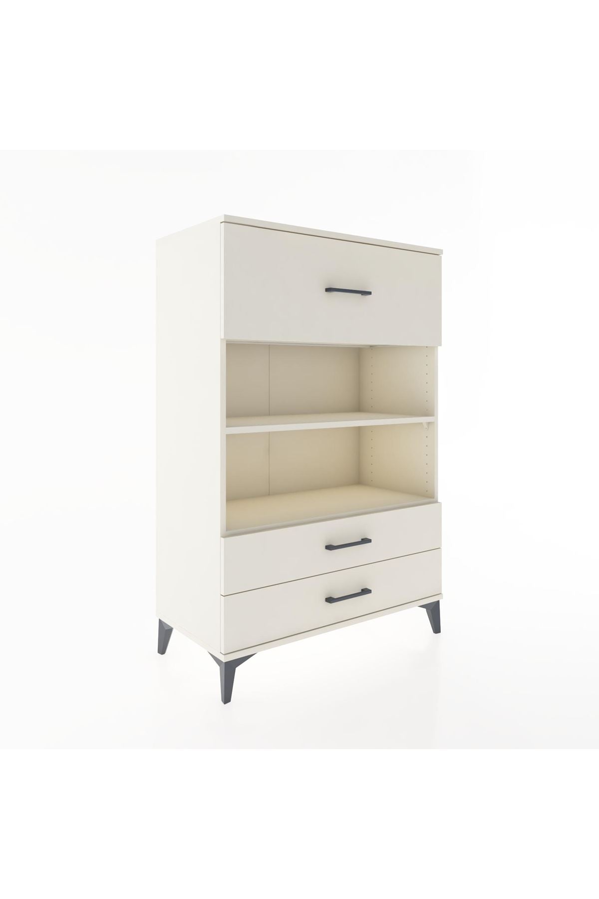 Hyperion Dolap 2 Raflı 3 Çekmeceli 88x44x134 - S51M049V1B
