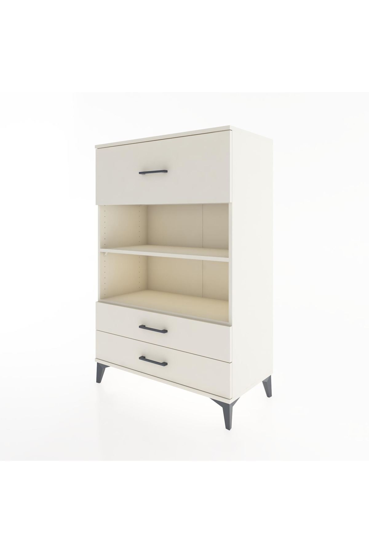 Hyperion Dolap 2 Raflı 3 Çekmeceli 88x44x134 - S51M049V1B