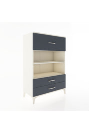 Hyperion Dolap 2 Raflı 3 Çekmeceli 88x44x134 - S51M049V2B