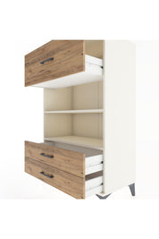 Hyperion Dolap 2 Raflı 3 Çekmeceli 88x44x134 - S51M049V3B