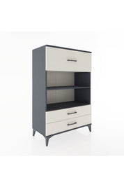 Hyperion Dolap 2 Raflı 3 Çekmeceli 88x44x134 - S51M049V4B