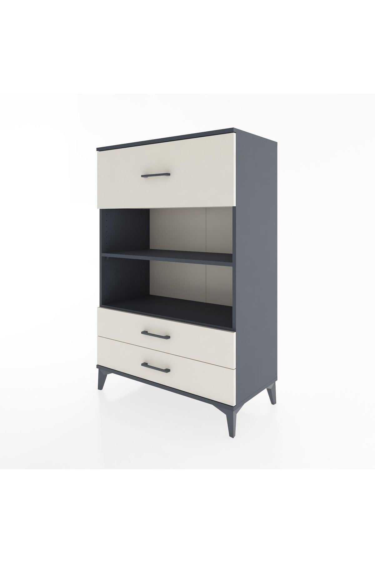 Hyperion Dolap 2 Raflı 3 Çekmeceli 88x44x134 - S51M049V4B