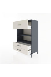 Hyperion Dolap 2 Raflı 3 Çekmeceli 88x44x134 - S51M049V4B