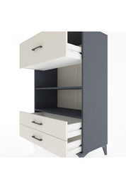 Hyperion Dolap 2 Raflı 3 Çekmeceli 88x44x134 - S51M049V4B