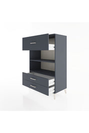 Hyperion Dolap 2 Raflı 3 Çekmeceli 88x44x134 - S51M049V5B