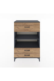 Hyperion Dolap 2 Raflı 3 Çekmeceli 88x44x134 - S51M049V6B