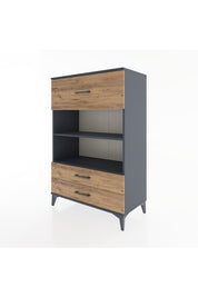Hyperion Dolap 2 Raflı 3 Çekmeceli 88x44x134 - S51M049V6B
