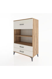 Hyperion Dolap 2 Raflı 3 Çekmeceli 88x44x134 - S51M049V7B