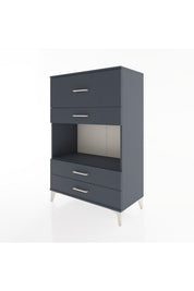 Hyperion Dolap Tek Raflı 4 Çekmeceli 88x44x134 - S51M050V5B