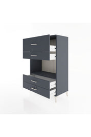 Hyperion Dolap Tek Raflı 4 Çekmeceli 88x44x134 - S51M050V5B