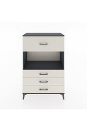 Hyperion Dolap Tek Raflı 4 Çekmeceli 88x44x134 - S51M051V4B