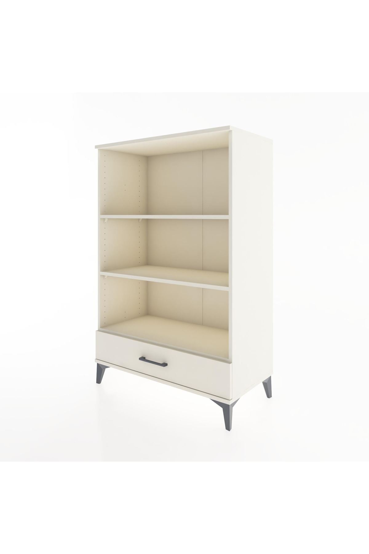 Hyperion Dolap 3 Raflı Tek Çekmeceli 88x44x134 - S51M052V1B