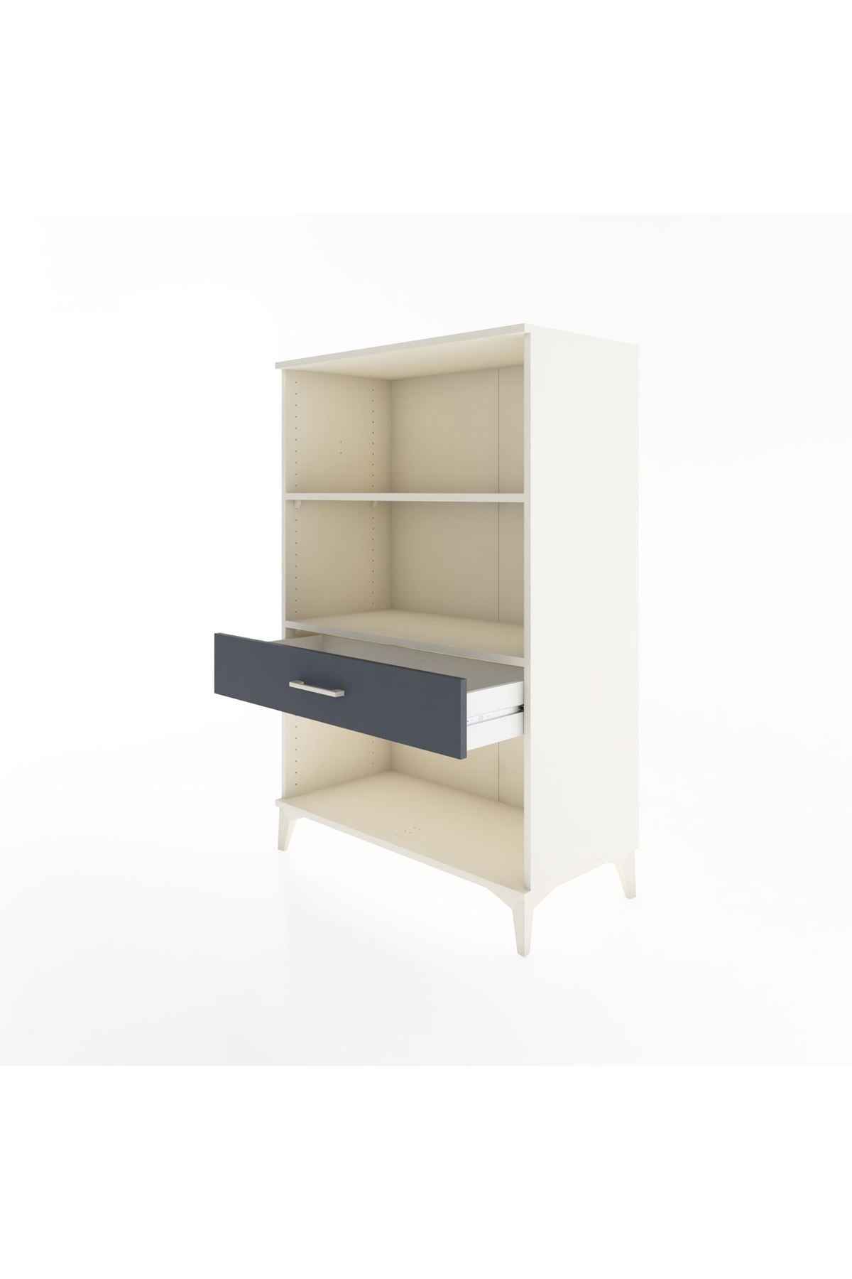 Hyperion Dolap 2 Raflı Tek Çekmeceli 88x44x134 - S51M053V2B