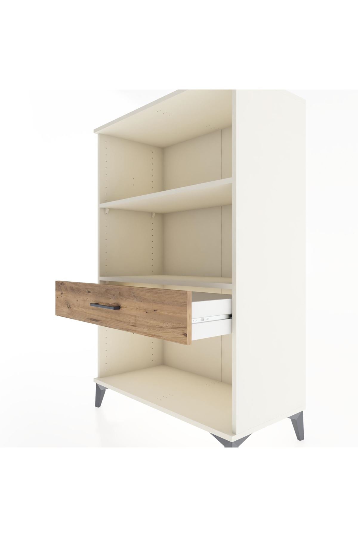 Hyperion Dolap 2 Raflı Tek Çekmeceli 88x44x134 - S51M053V3B