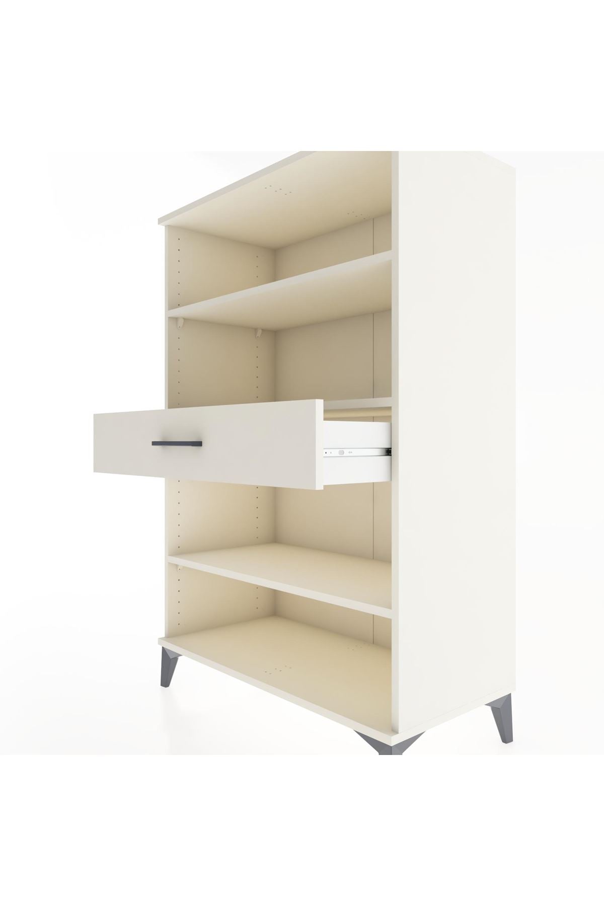 Hyperion Dolap 3 Raflı Tek Çekmeceli 88x44x134 - S51M054V1B